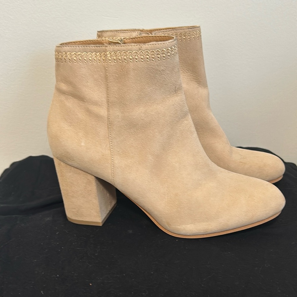 Suede booties